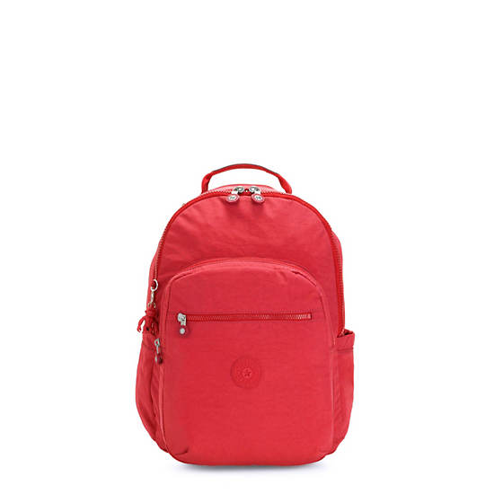 Kipling Seoul Small Classic Tablet Backpacks Red Rouge | CA 1861OK